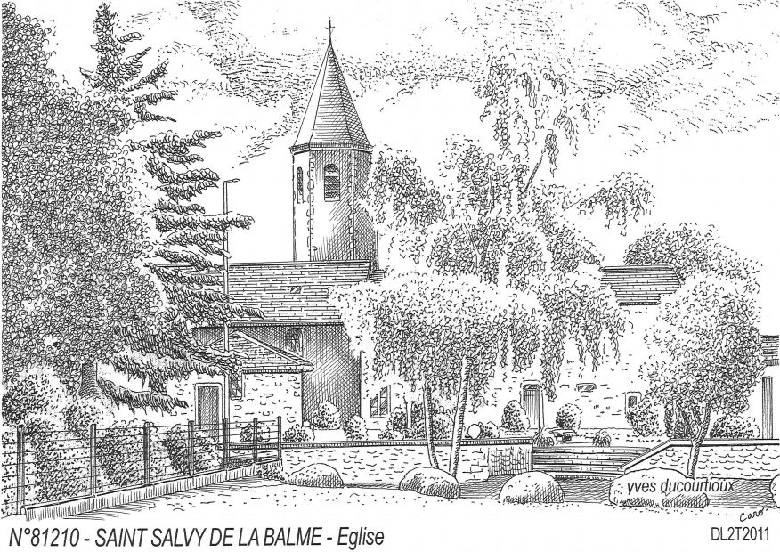 N 81210 - ST SALVY DE LA BALME - église